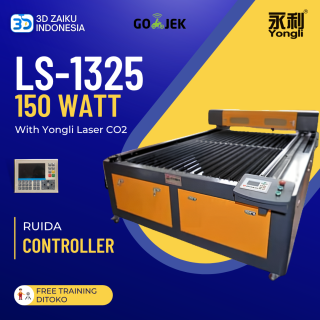 Zaiku Metal Cutting LS-1325 150 Watt Laser CO2 with Ruida Control